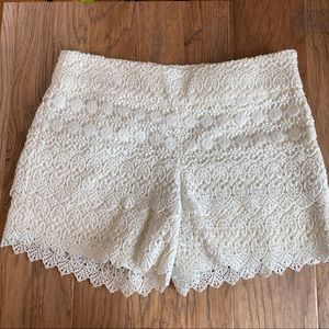 New With Tags Ann Taylor Loft Riviera Crochet Lace Shorts Size 2